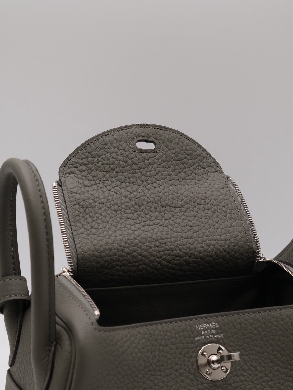 HERMES Mini Lindy - Gris Meyer 0L 積雨雲灰銀 U