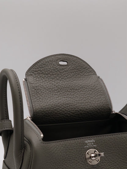 HERMES Mini Lindy - Gris Meyer 0L 積雨雲灰銀 U