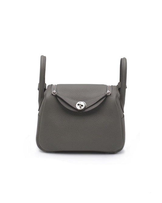 HERMES Mini Lindy - Gris Meyer 0L 積雨雲灰銀 U