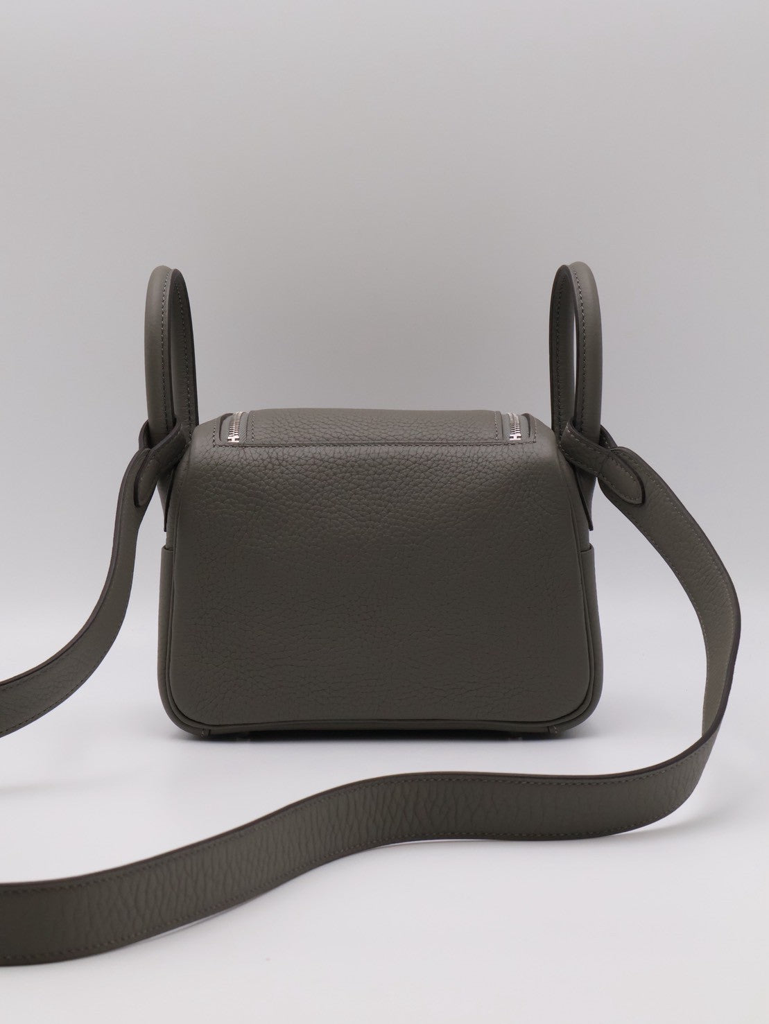 HERMES Mini Lindy - Gris Meyer 0L 積雨雲灰銀 U