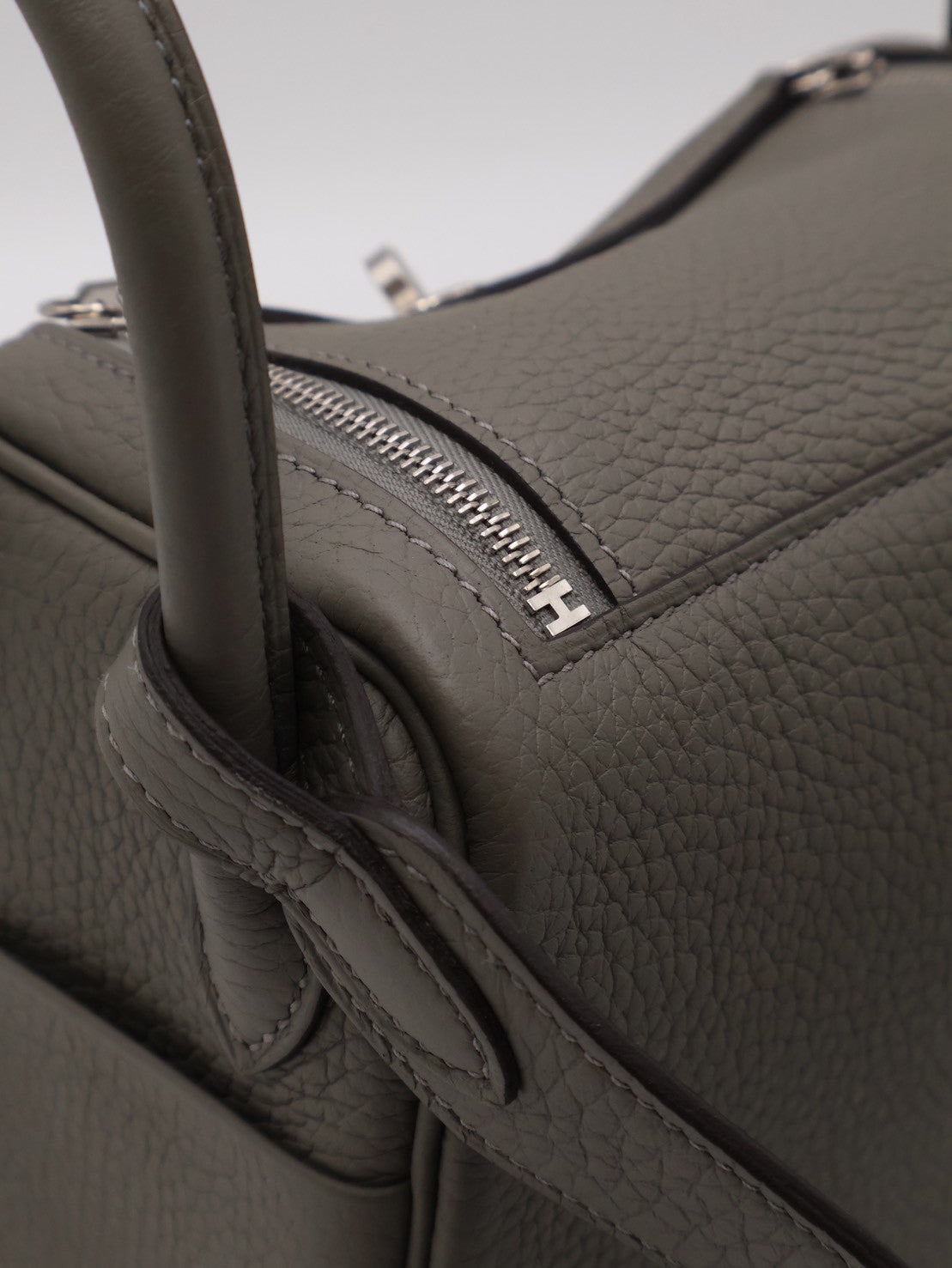 HERMES Mini Lindy - Gris Meyer 0L 積雨雲灰銀 U