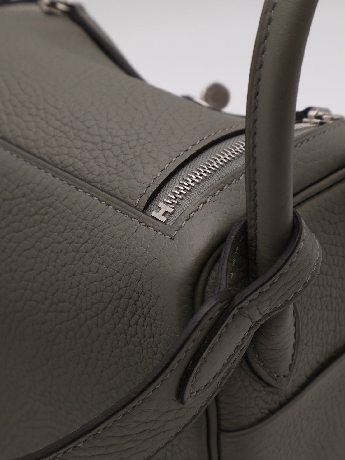 HERMES Mini Lindy - Gris Meyer 0L 積雨雲灰銀 U