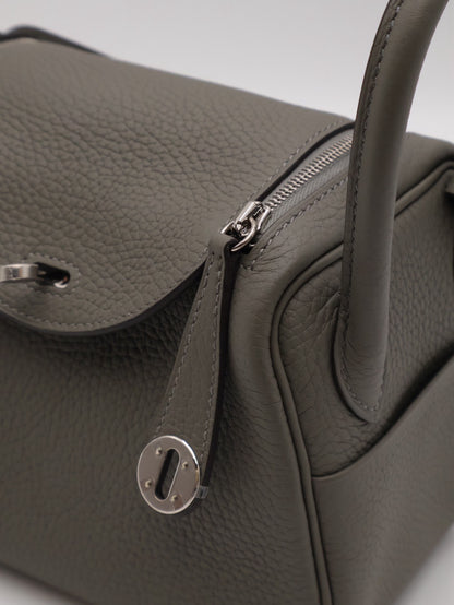 HERMES Mini Lindy - Gris Meyer 0L 積雨雲灰銀 U