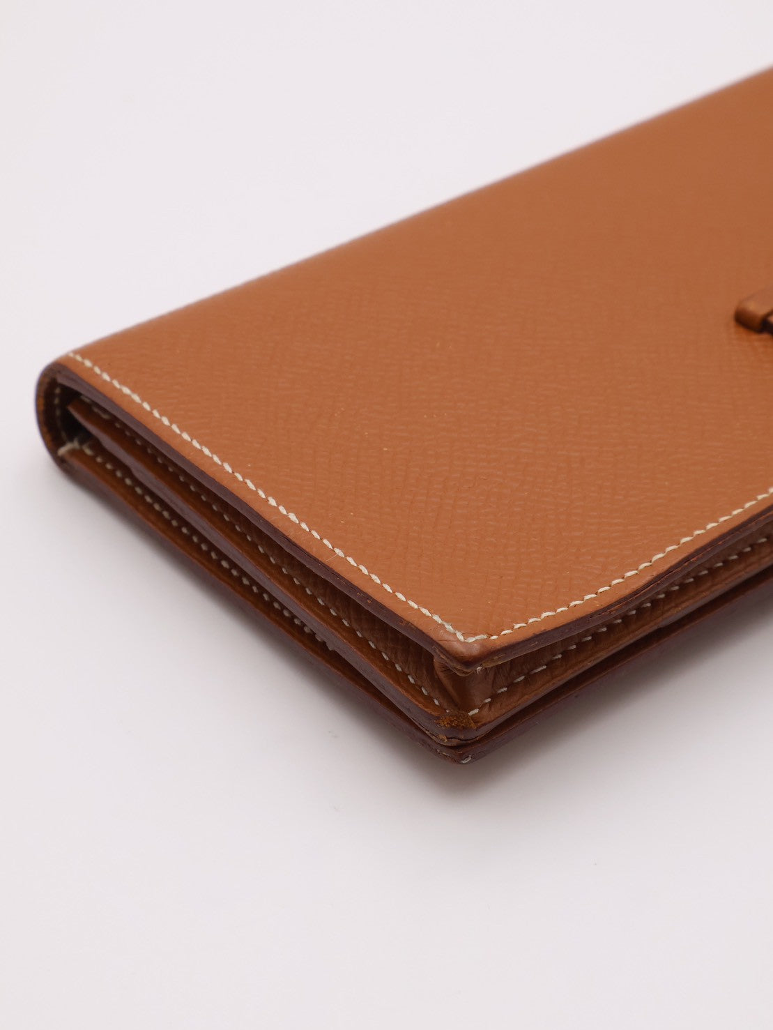 HERMES Bearn雙折長夾 - Gold 37 金棕銀 D