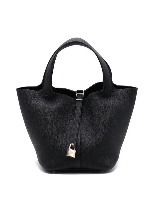 HERMES Picotin 22 - Noir 89 黑銀 B