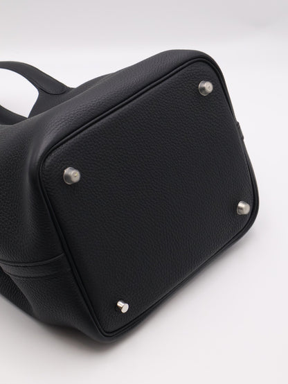 HERMES Picotin 22 - Noir 89 黑銀 B