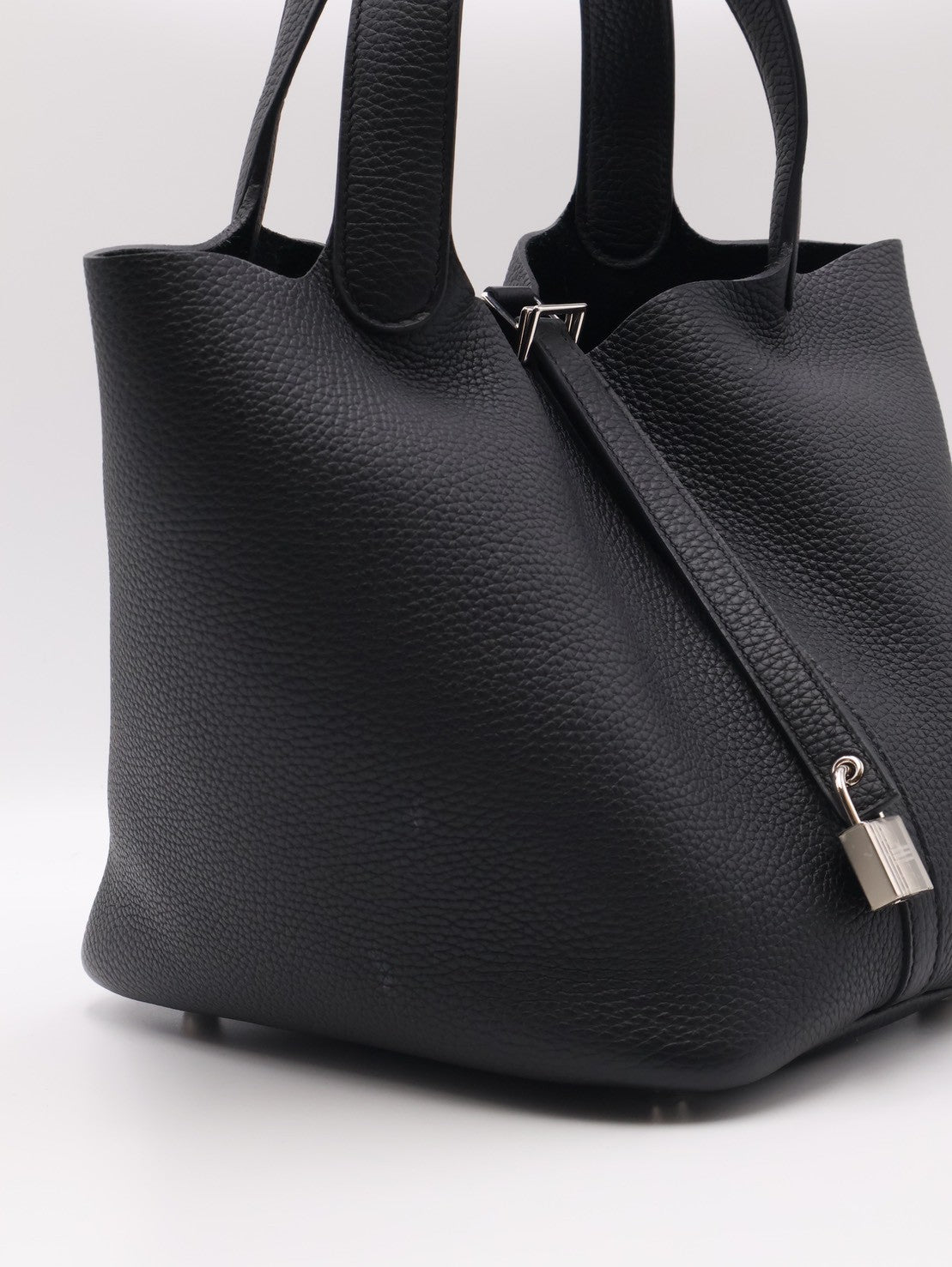 HERMES Picotin 22 - Noir 89 黑銀 B