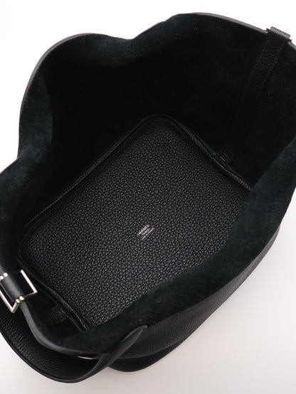 HERMES Picotin 22 - Noir 89 黑銀 B