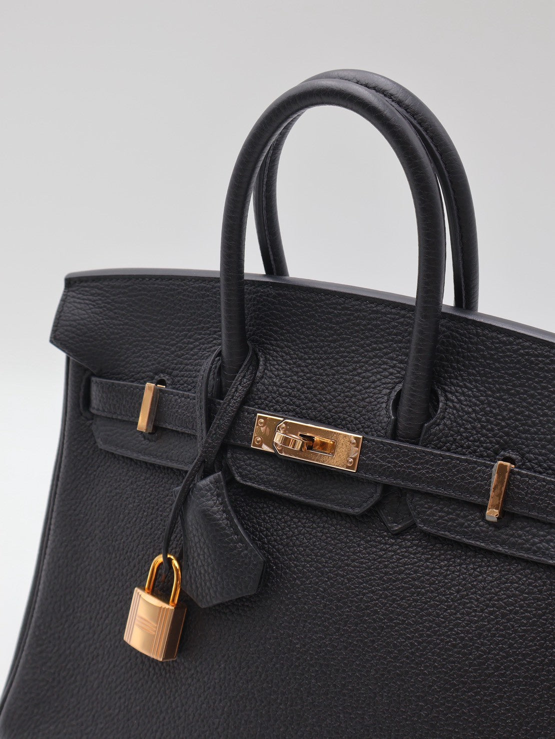 HERMES Birkin 25 - Noir 89 黑玫瑰金 Z