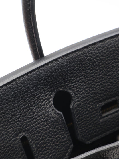 HERMES Birkin 25 - Noir 89 黑玫瑰金 Z