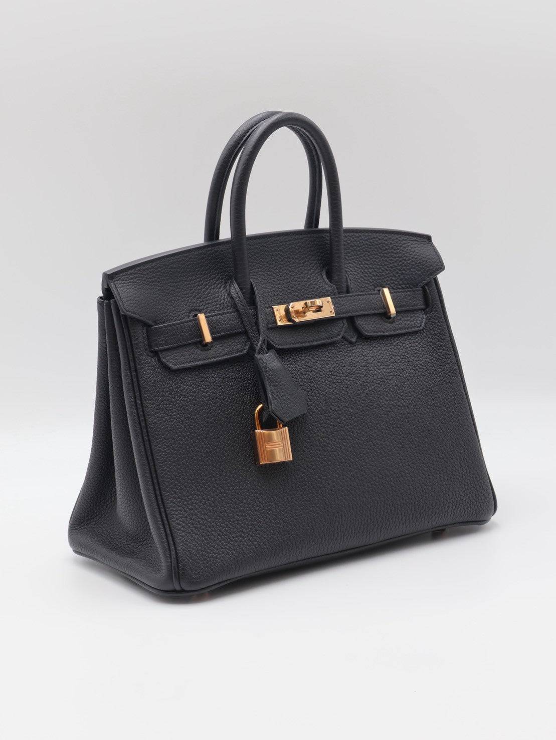 HERMES Birkin 25 - Noir 89 黑玫瑰金 Z
