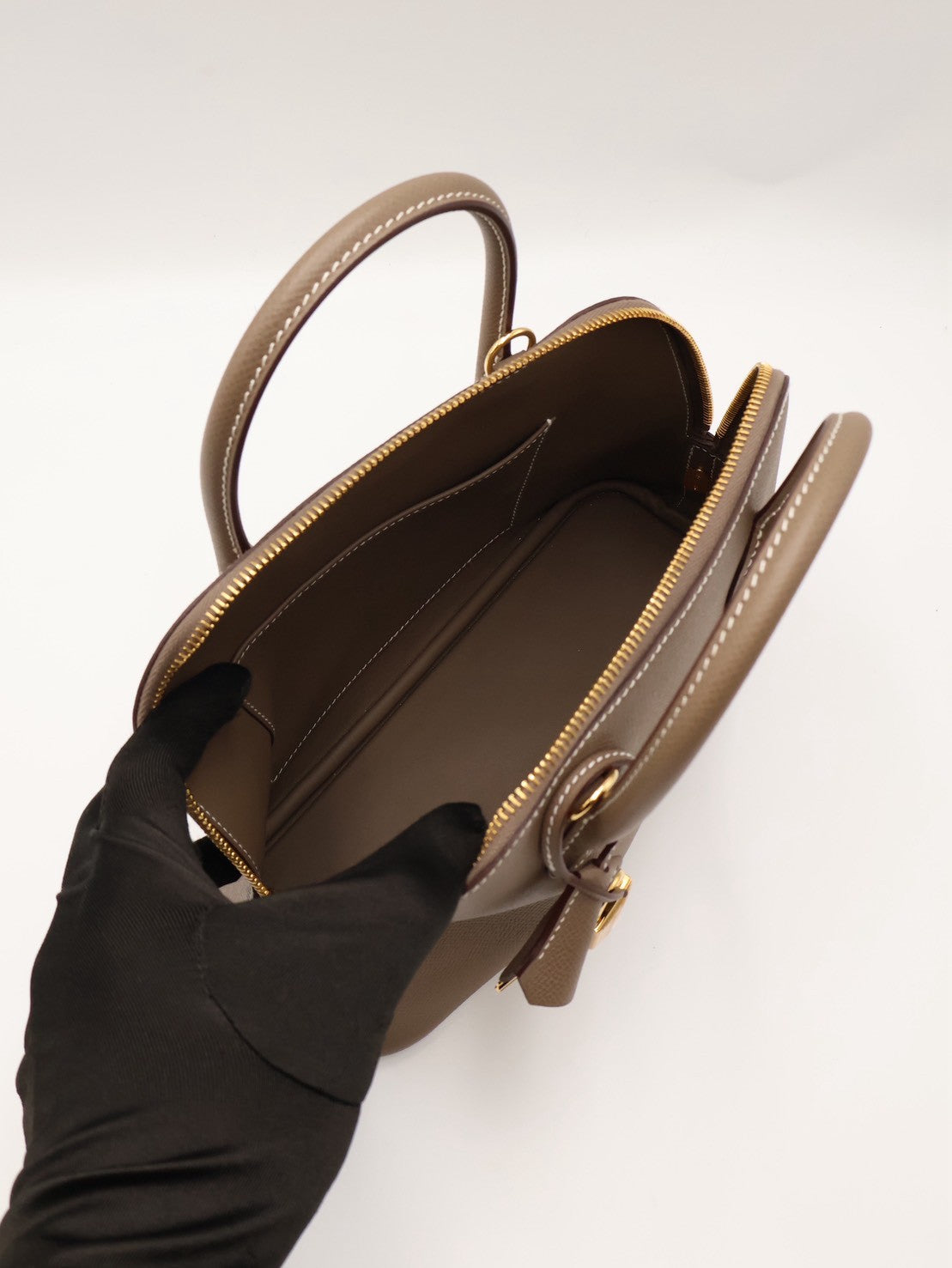 HERMES Bolide 25 - Etoupe 18 大象灰金 B