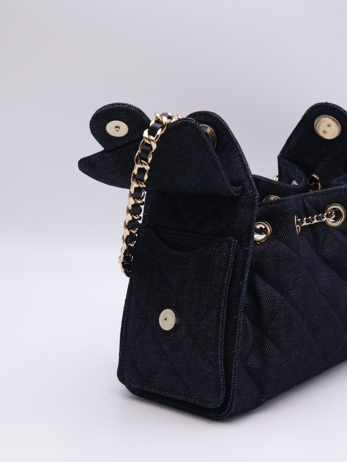 CHANEL 25 Mini Hobo Bag - 單寧深藍