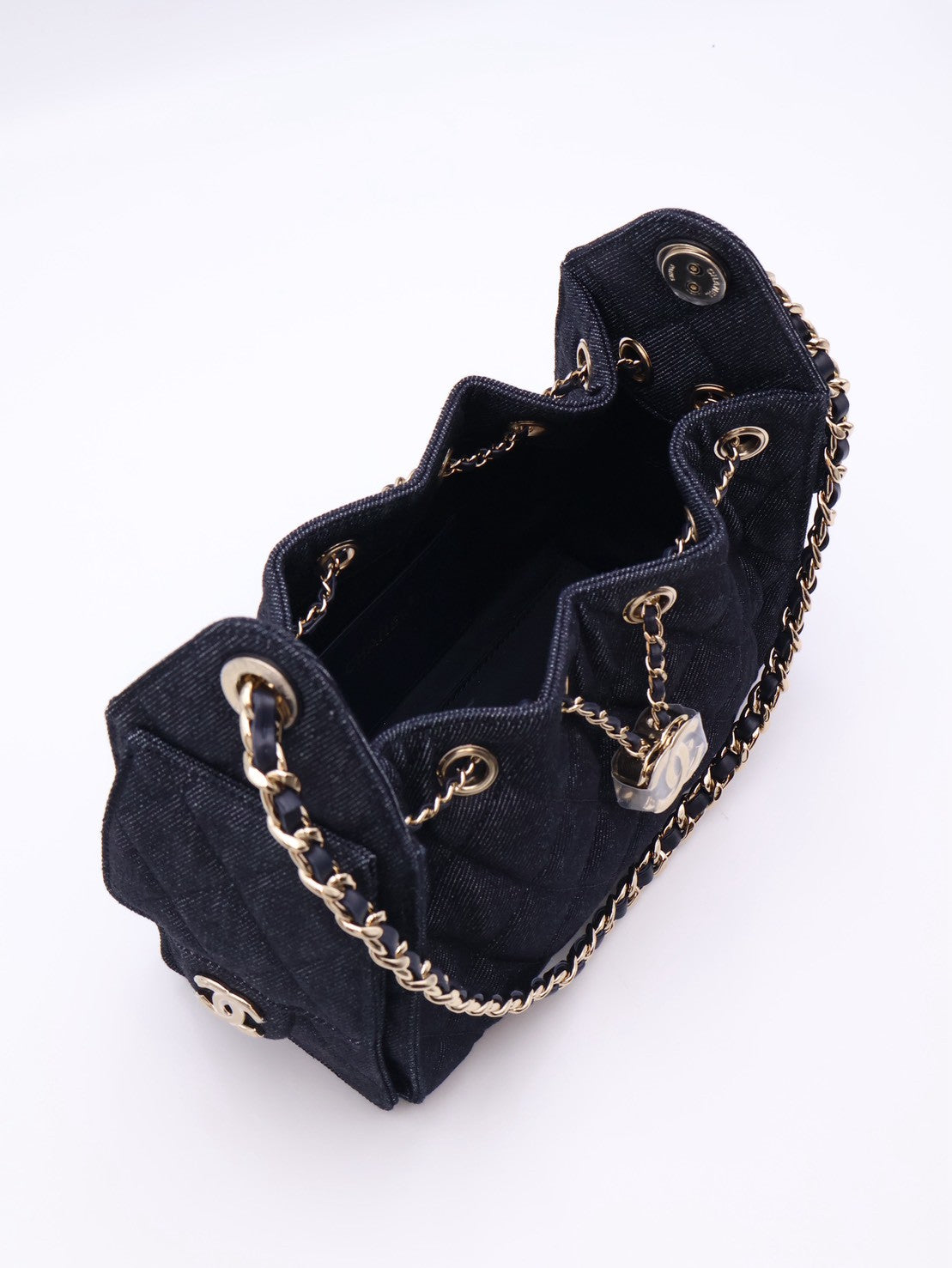 CHANEL 25 Mini Hobo Bag - 單寧深藍