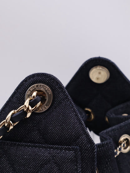 CHANEL 25 Mini Hobo Bag - 單寧深藍