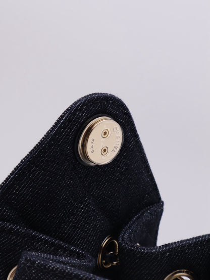 CHANEL 25 Mini Hobo Bag - 單寧深藍