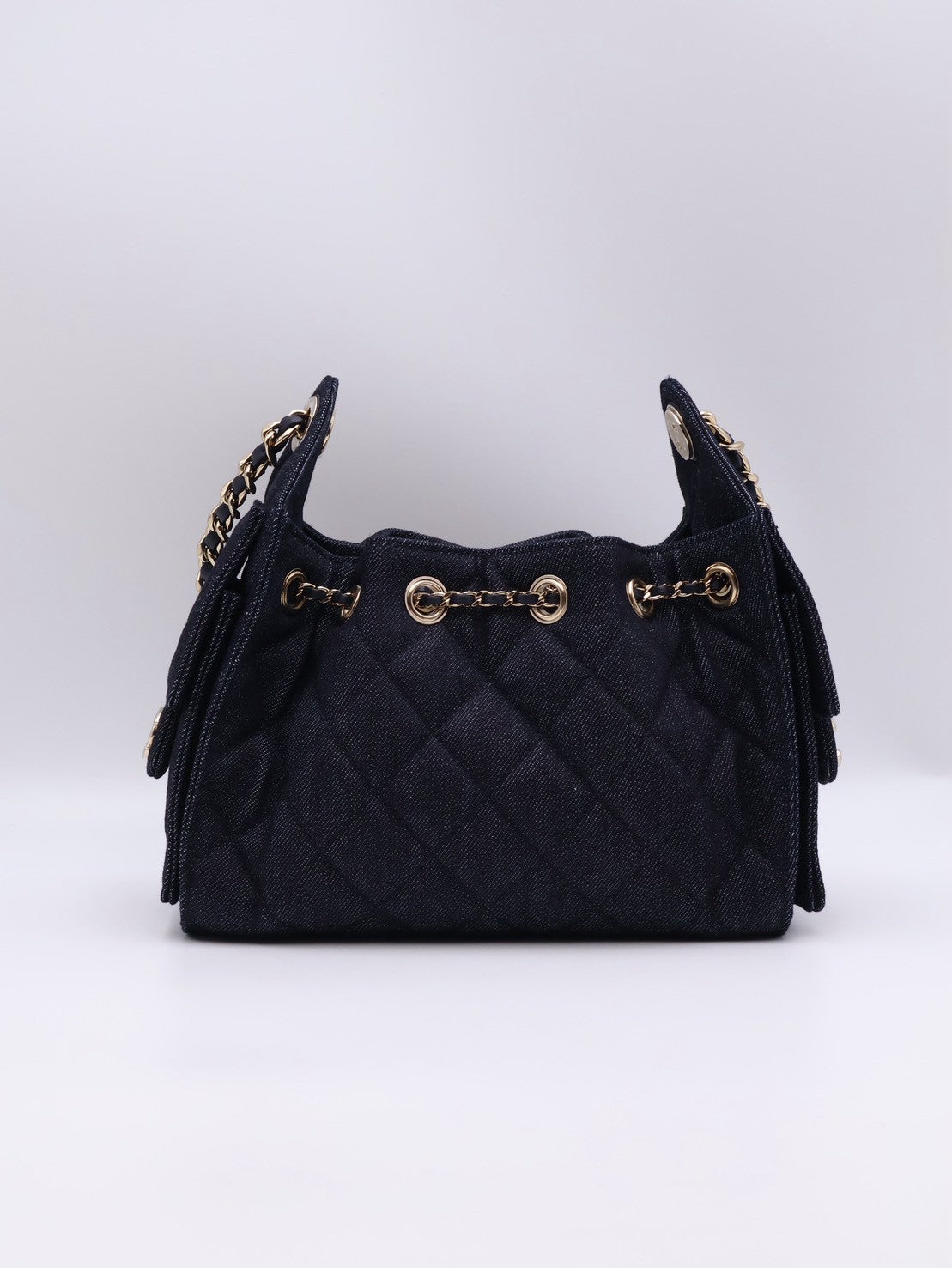 CHANEL 25 Mini Hobo Bag - 單寧深藍