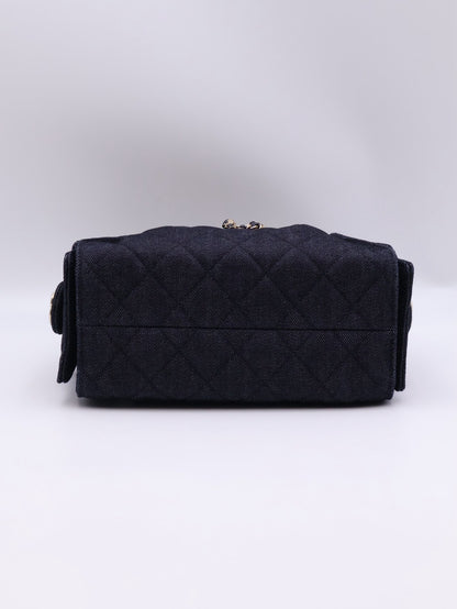 CHANEL 25 Mini Hobo Bag - 單寧深藍