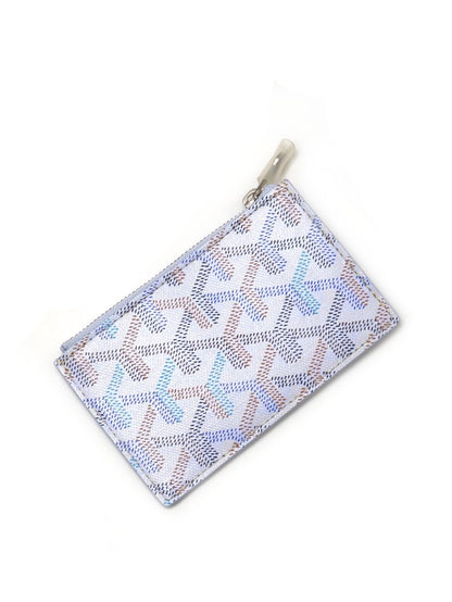GOYARD 2026限定Bourbon Zipped拉鍊卡包 - 極地藍