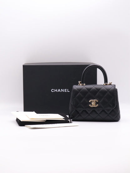 CHANEL Coco Handle - Nano黑金