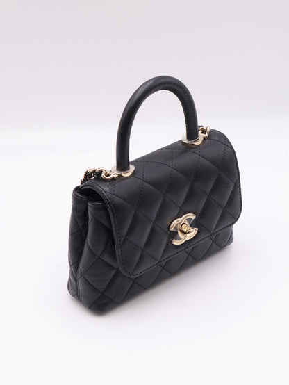 CHANEL Coco Handle - Nano黑金
