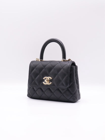 CHANEL Coco Handle - Nano黑金