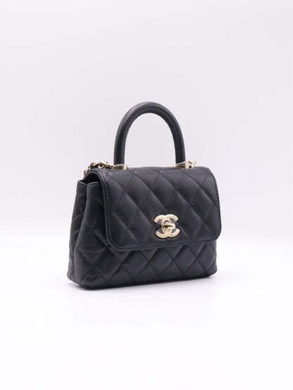 CHANEL Coco Handle - Nano黑金