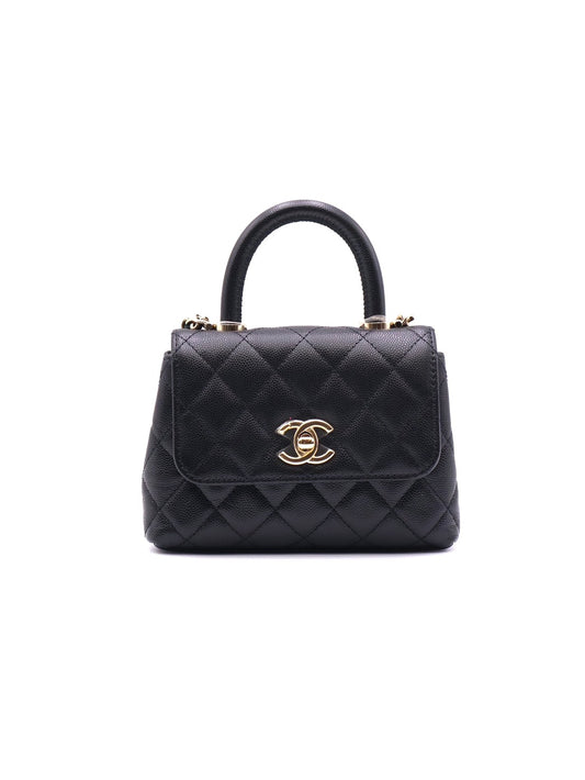 CHANEL Coco Handle - Nano黑金