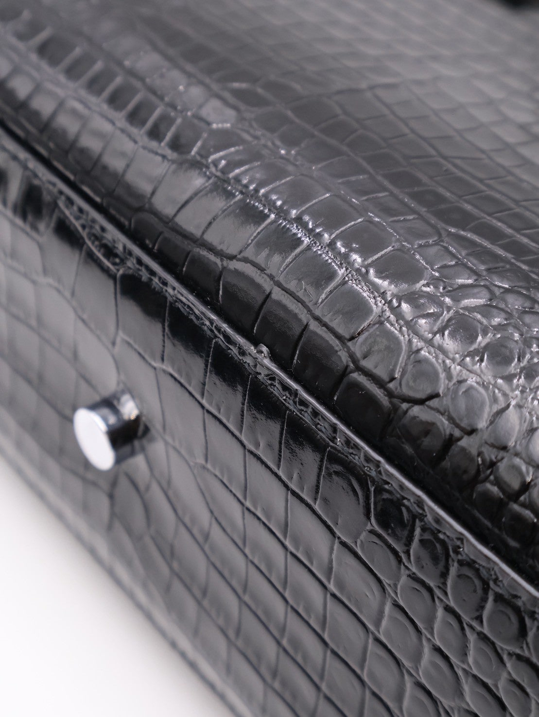 YSL Sac De Jour鱷魚壓紋手提斜背包
