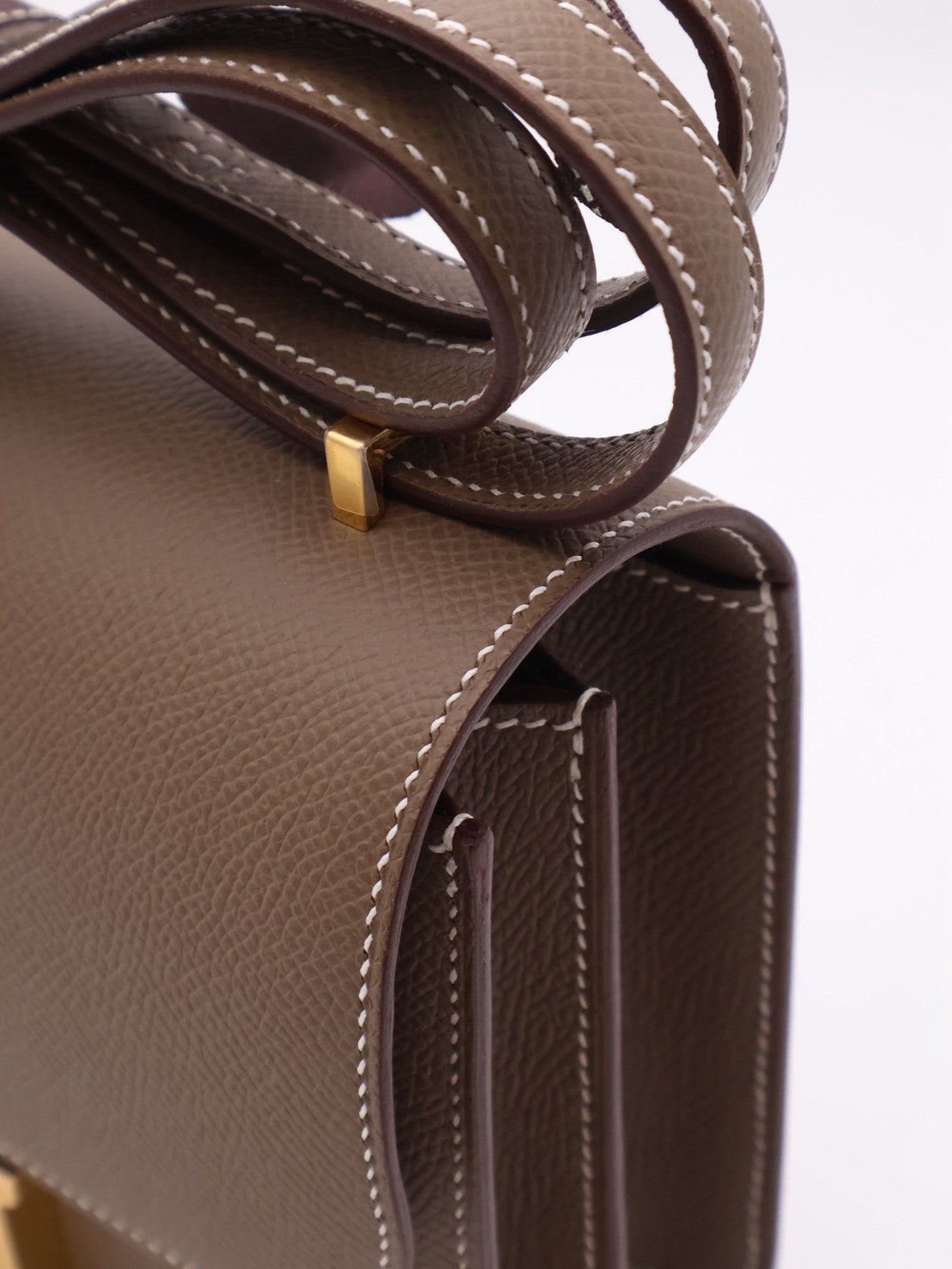 HERMES Mini Constance 19 - Etoupe 18 大象灰金 G