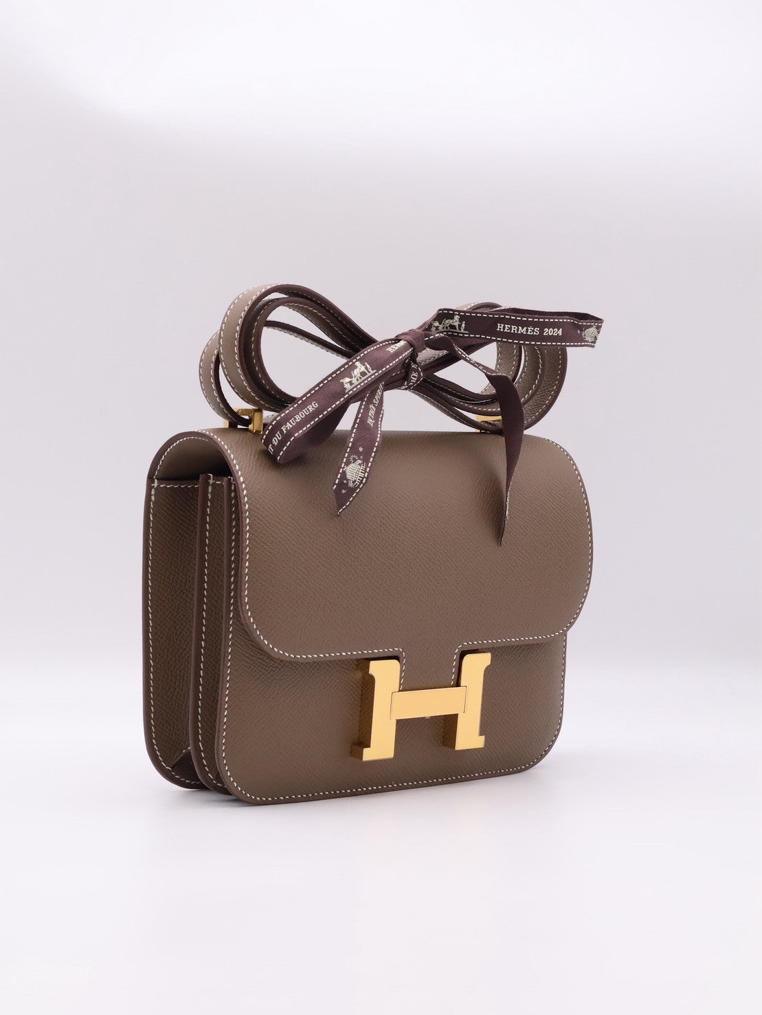HERMES Mini Constance 19 - Etoupe 18 大象灰金 G
