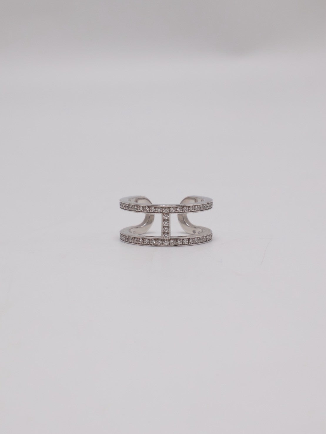 HERMES Ever Chaine d'ancre白金戒指- 52