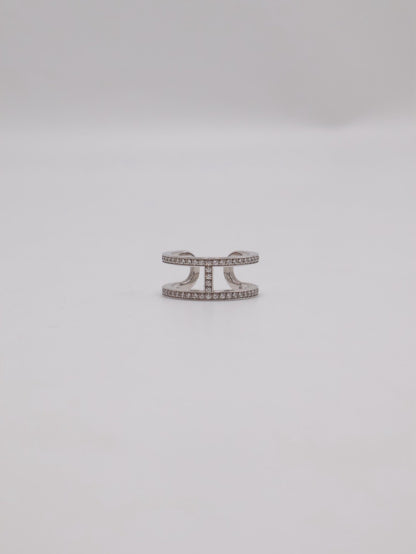HERMES Ever Chaine d'ancre白金戒指- 52