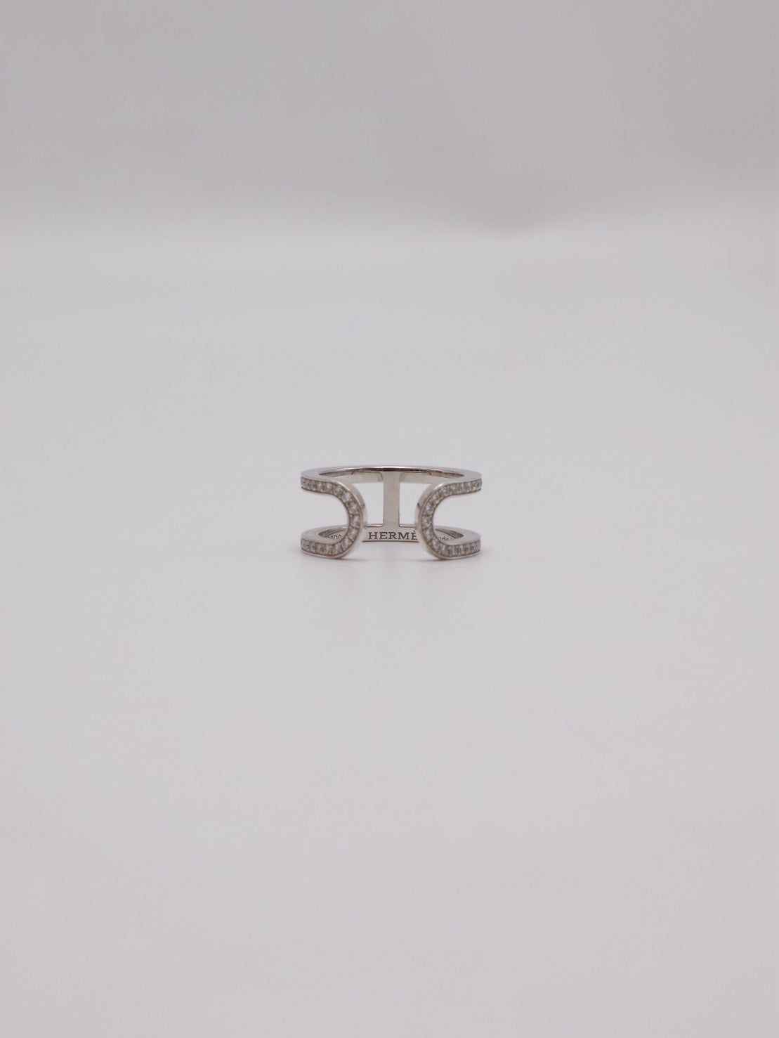 HERMES Ever Chaine d'ancre白金戒指- 52