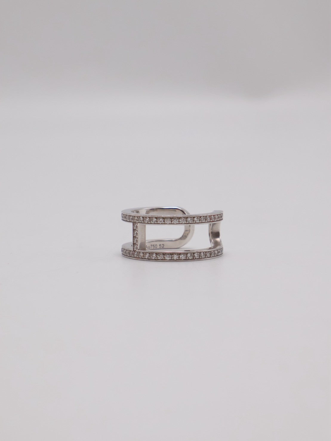 HERMES Ever Chaine d'ancre白金戒指- 52