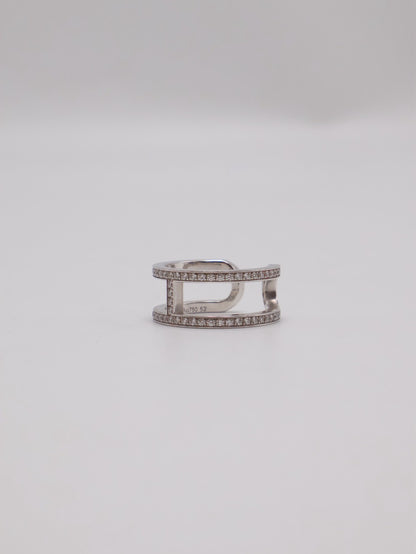 HERMES Ever Chaine d'ancre白金戒指- 52