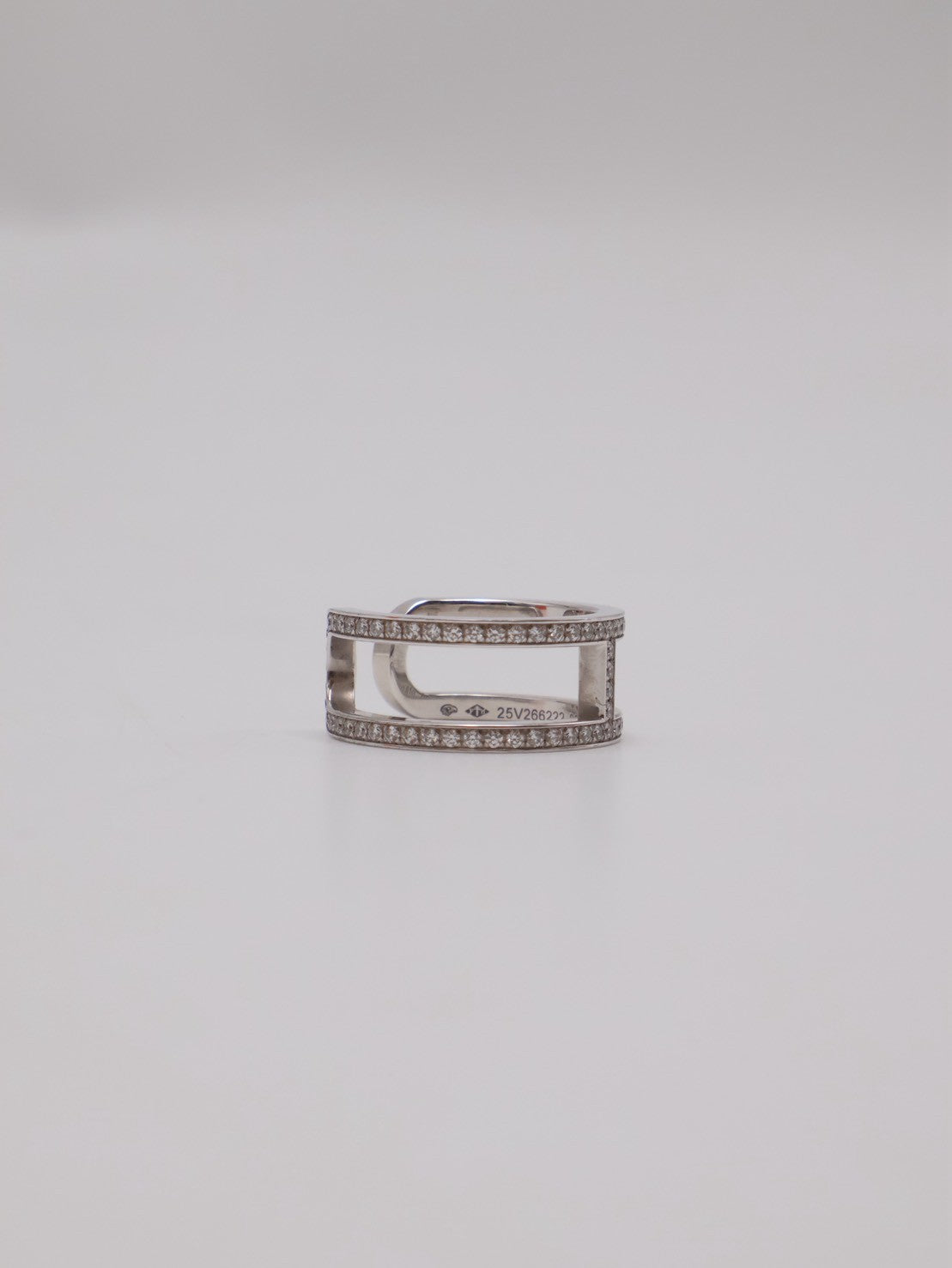 HERMES Ever Chaine d'ancre白金戒指- 52