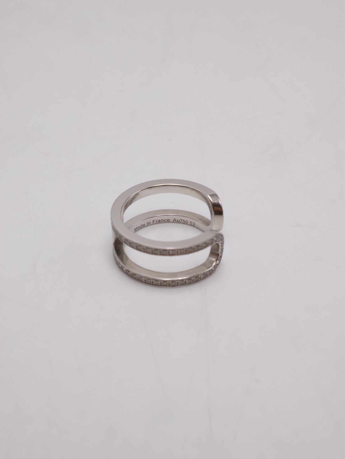 HERMES Ever Chaine d'ancre白金戒指- 52