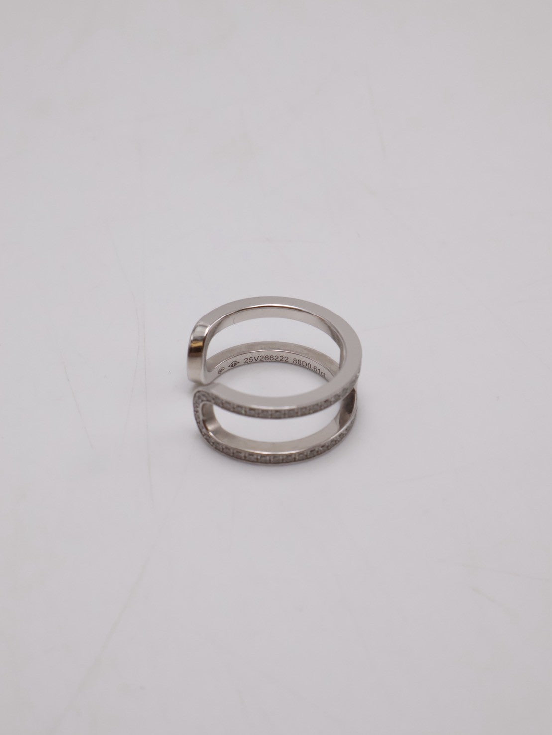 HERMES Ever Chaine d'ancre白金戒指- 52
