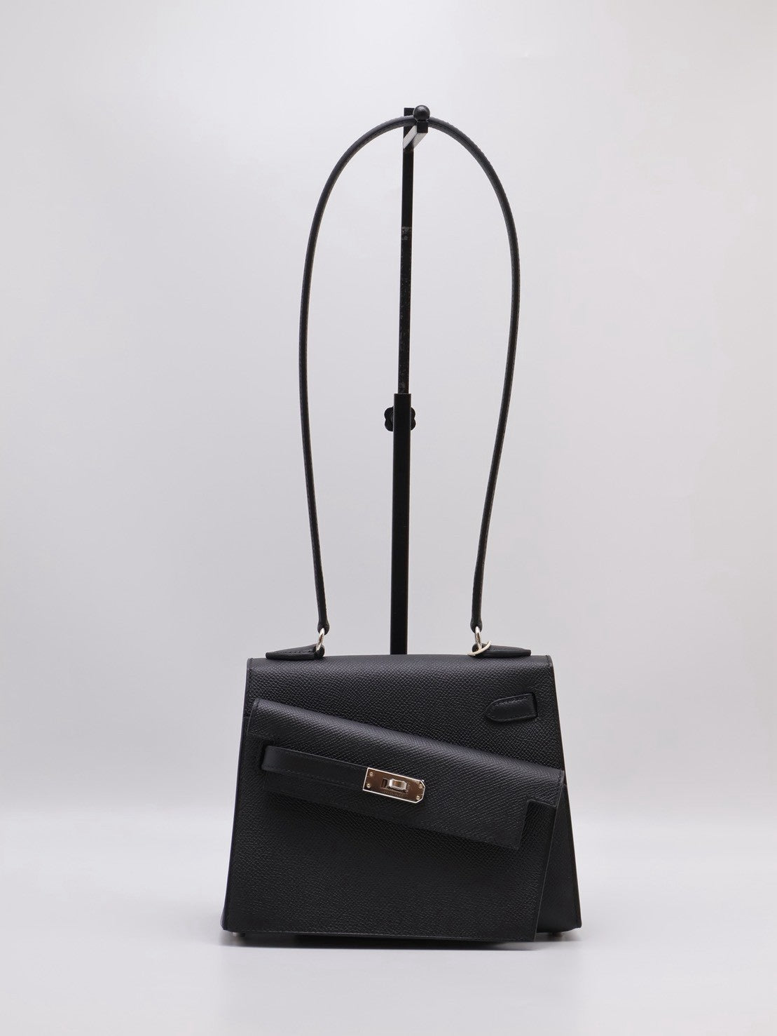 HERMES Kelly En Desordre 20 - Noir 89 黑銀 W