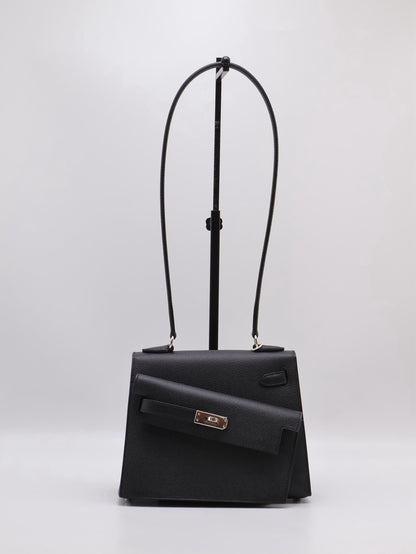 HERMES Kelly En Desordre 20 - Noir 89 黑銀 W
