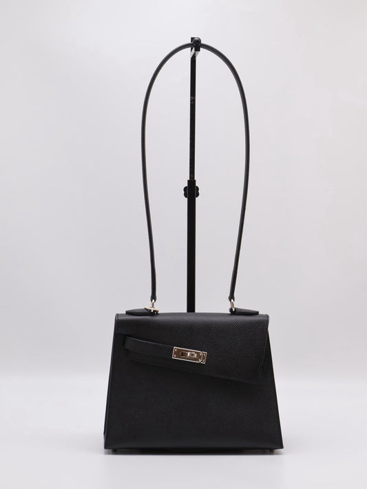 HERMES Kelly En Desordre 20 - Noir 89 黑銀 W