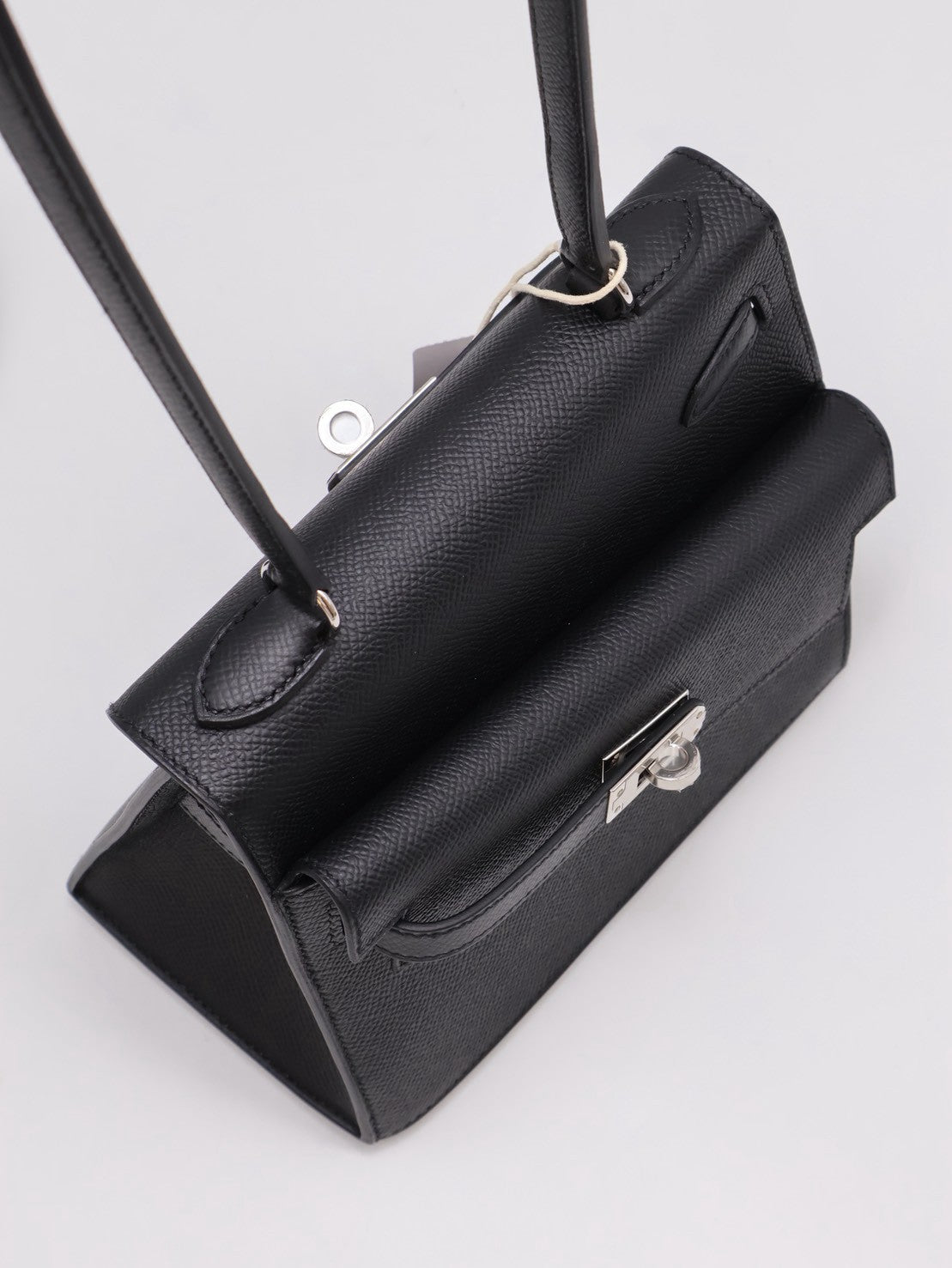 HERMES Kelly En Desordre 20 - Noir 89 黑銀 W