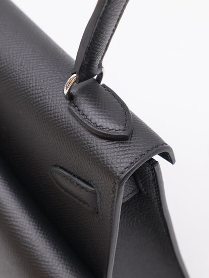 HERMES Kelly En Desordre 20 - Noir 89 黑銀 W