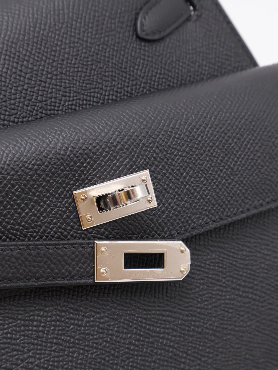 HERMES Kelly En Desordre 20 - Noir 89 黑銀 W
