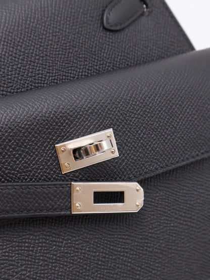 HERMES Kelly En Desordre 20 - Noir 89 黑銀 W