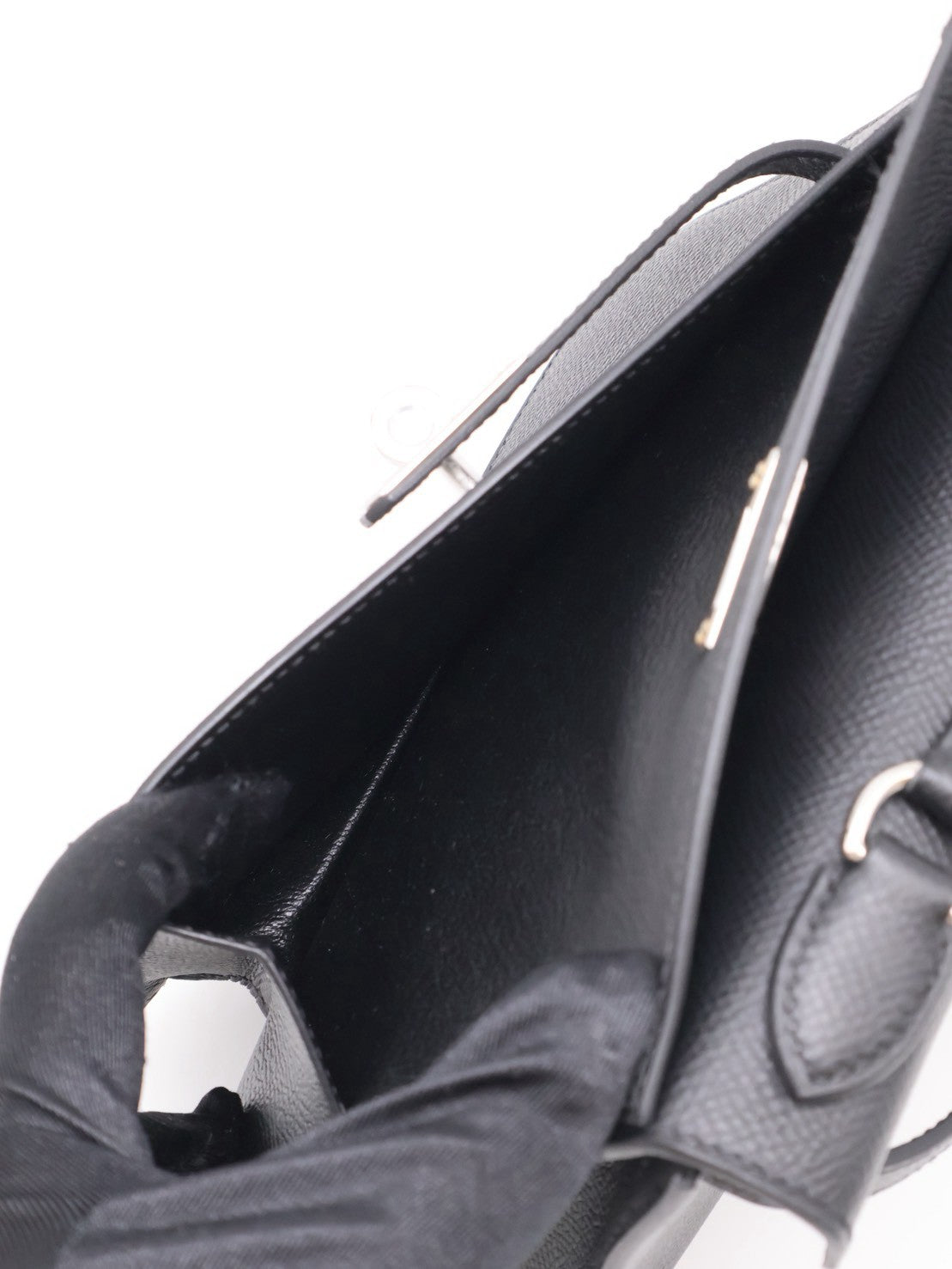 HERMES Kelly En Desordre 20 - Noir 89 黑銀 W