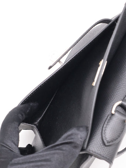 HERMES Kelly En Desordre 20 - Noir 89 黑銀 W