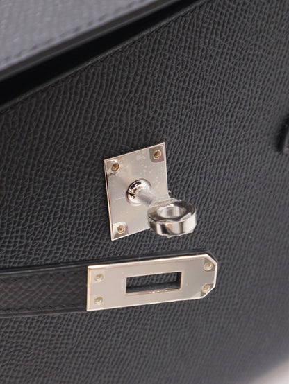 HERMES Kelly En Desordre 20 - Noir 89 黑銀 W