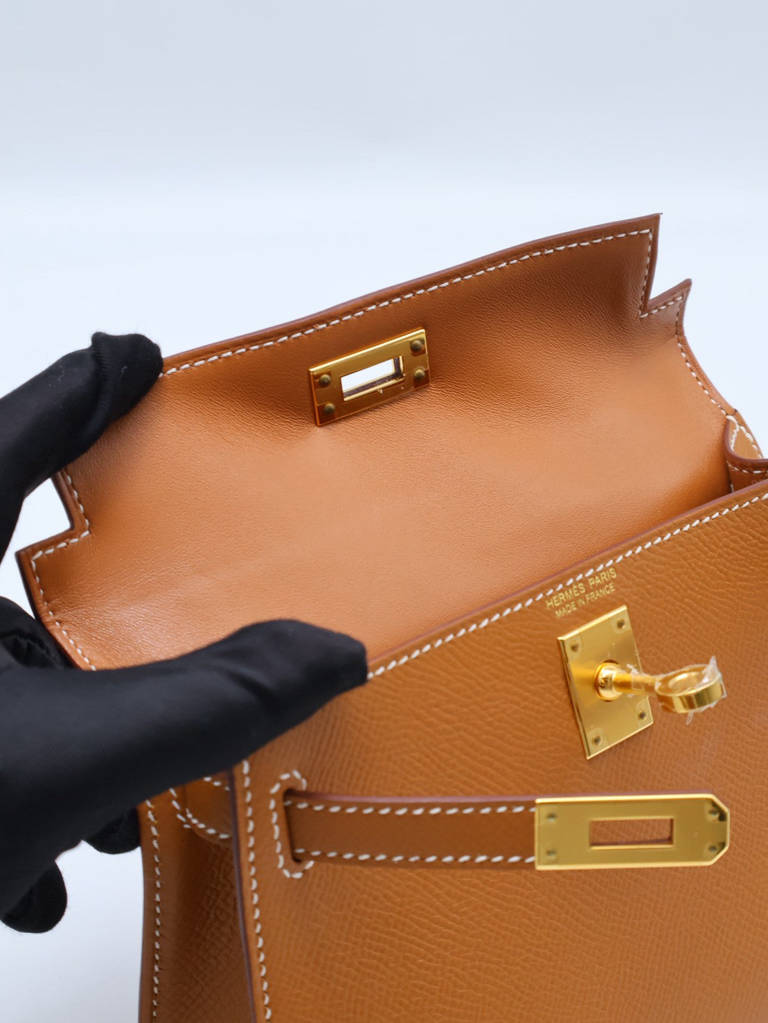 HERMES Mini Kelly ll - Gold 37 金棕金 Z